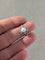 Bague 49.5 Bague fleur en or blanc 18 carats, perle de culture et diamants 58 Facettes Bague