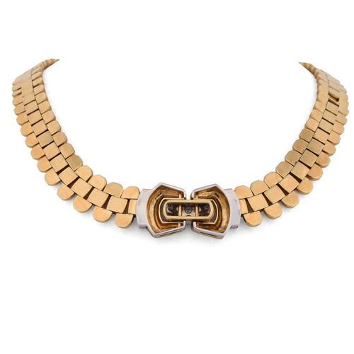 Collier Damiani - Collier en or jaune 18 kt avec diamants 58 Facettes CL60 128-30 (05589)