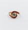 Bague 46 Bague tourbillon en or 18k, diamant et rubis, vers 1920 58 Facettes A08114