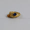 Bague 54 Bague Toi et Moi vintage en or jaune 18 carats, saphirs et diamants 58 Facettes