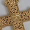 Pendentif Pendentif croix tréflée ajourée en or jaune 18 carats, 8 cm 58 Facettes
