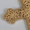 Pendentif Pendentif croix tréflée ajourée en or jaune 18 carats, 8 cm 58 Facettes