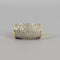 Bague Bague bandeau vintage pavée de diamants en or jaune 18 carats – 17,36 g 58 Facettes