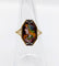 Bague 54 Art déco de Limoges - Bague en or 18k avec plaque émaillée au profil féminin 58 Facettes A08126