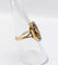 Bague 54 Art déco de Limoges - Bague en or 18k avec plaque émaillée au profil féminin 58 Facettes A08126