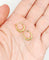 Boucles d'oreilles Créoles vintage en or 14k 58 Facettes A08127