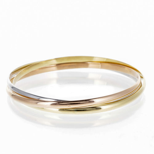 Bracelet 17 Cartier Trinity - Bracelet en trois ors 18 carats 58 Facettes 2.18802