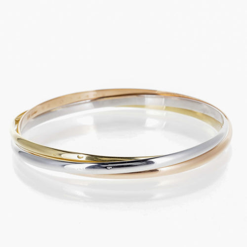 Bracelet 17 Cartier Trinity - Bracelet en trois ors 18 carats 58 Facettes 2.18802