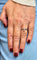 Bague 54 Bague solitaire en or blanc 18 carats, diamant taille émeraude 0,70 ct 58 Facettes 90637
