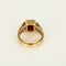 Bague 57 Bague vintage en or rose 18k avec grenat 58 Facettes BGGrenatR