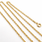 Collier Chaîne - Maille forçat en or jaune 18 carats 58 Facettes Chaîne maille forçat or jaune