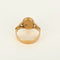 Bague 63 Chevalière vintage en or rose 18k avec initiales « BM » 58 Facettes ChevalièreBM