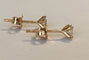 Boucles d'oreilles Boucles d’oreilles - Puces solitaires en or rose 18 carats avec diamants (0,39 ct) 58 Facettes earrings