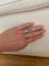 Bague 53 Bague cocktail en or blanc 18 ct avec aigue-marine de 3 ct 58 Facettes ring