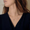 Collier Collier clé en or rose 18k avec diamants baguette 58 Facettes ColliercléR