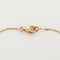 Collier Collier clé en or rose 18k avec diamants baguette 58 Facettes ColliercléR