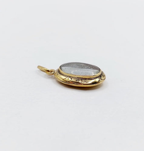 Pendentif Pendentif reliquaire ancien en or 18k, vers 1900 58 Facettes A08133