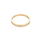 Bague 49.5 Alliance demi-tour en or rose 18k avec diamants taille baguette 58 Facettes AlBaguetteR