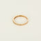 Bague 49.5 Alliance demi-tour en or rose 18k avec diamants taille baguette 58 Facettes AlBaguetteR