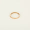 Bague 49.5 Alliance demi-tour en or rose 18k avec diamants taille baguette 58 Facettes AlBaguetteR