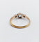 Bague 57 Bague solitaire ancienne en or rose 18k et platine, diamant taille ancienne 0,20 ct 58 Facettes A08135