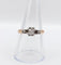Bague 57 Bague solitaire ancienne en or rose 18k et platine, diamant taille ancienne 0,20 ct 58 Facettes A08135