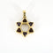 Pendentif Pendentif Magen David vintage en or jaune 14k, grenats et améthystes 58 Facettes PEmagengrenat/améthyste