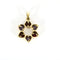 Pendentif Pendentif Magen David vintage en or jaune 14k, grenats et améthystes 58 Facettes PEmagengrenat/améthyste
