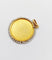 Pendentif Médaille religieuse en or 18k, Vierge Marie et perles, vers 1900, signée Émile Dropsy 58 Facettes A08136