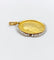 Pendentif Médaille religieuse en or 18k, Vierge Marie et perles, vers 1900, signée Émile Dropsy 58 Facettes A08136