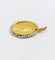 Pendentif Médaille religieuse en or 18k, Vierge Marie et perles, vers 1900, signée Émile Dropsy 58 Facettes A08136