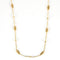 Collier Chaîne ancienne en or jaune 18k à maille filigrane alternée 58 Facettes Chfiligrane/boule