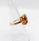 Bague 51 Bague cocktail Art déco en or rose 18k, citrine 4,40 ct (vers 1970) 58 Facettes A08137