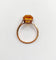 Bague 51 Bague cocktail Art déco en or rose 18k, citrine 4,40 ct (vers 1970) 58 Facettes A08137