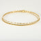 Bracelet Bracelet triple jonc ancien en or jaune 18k 58 Facettes BR3joncs