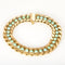 Bracelet Bracelet ancien en or rose 14k et turquoise 58 Facettes Br14kturquoise