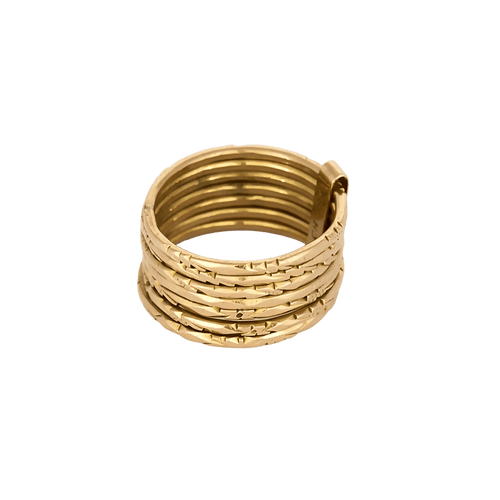 Bague 51 Semainier - Bague ancienne en or rose 14k 58 Facettes BgsemainierR