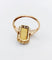 Bague 46.5 Bague marquise victorienne en or rose 18k, perles, diamants et émail 58 Facettes A08141