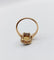 Bague 46.5 Bague marquise victorienne en or rose 18k, perles, diamants et émail 58 Facettes A08141