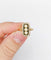 Bague 46.5 Bague marquise victorienne en or rose 18k, perles, diamants et émail 58 Facettes A08141
