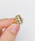Bague 46.5 Bague marquise victorienne en or rose 18k, perles, diamants et émail 58 Facettes A08141