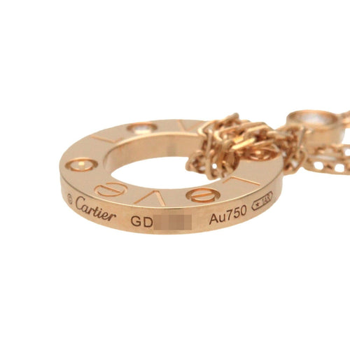Collier Cartier - Pendentif Love à 2 diamants en or jaune 18k 58 Facettes gj7arcgn1l