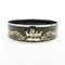 Bracelet Hermès - Bracelet en métal plaqué argent à émail imprimé 58 Facettes cqhmzbvyzl