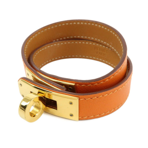 Bracelet Hermès - Bracelet Kelly Double Tour en cuir orange 58 Facettes e9hx8fwvd5