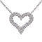Collier Tiffany & Co. - Pendentif cœur en platine avec diamants 58 Facettes g6ps1b2ynv