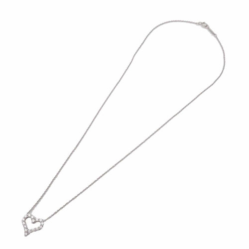 Collier Tiffany & Co. - Pendentif cœur en platine avec diamants 58 Facettes g6ps1b2ynv