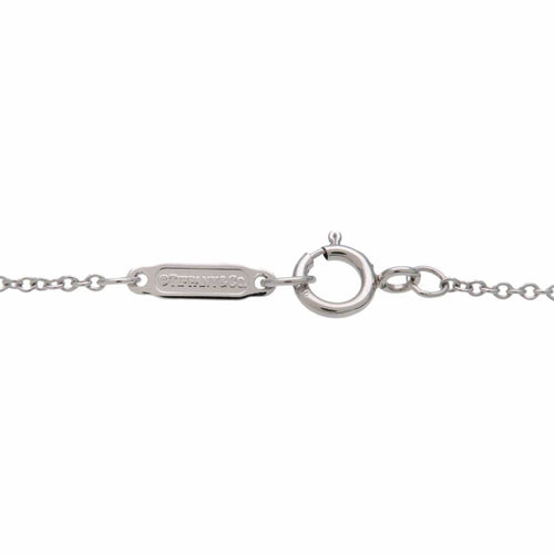 Collier Tiffany & Co. - Pendentif cœur en platine avec diamants 58 Facettes g6ps1b2ynv