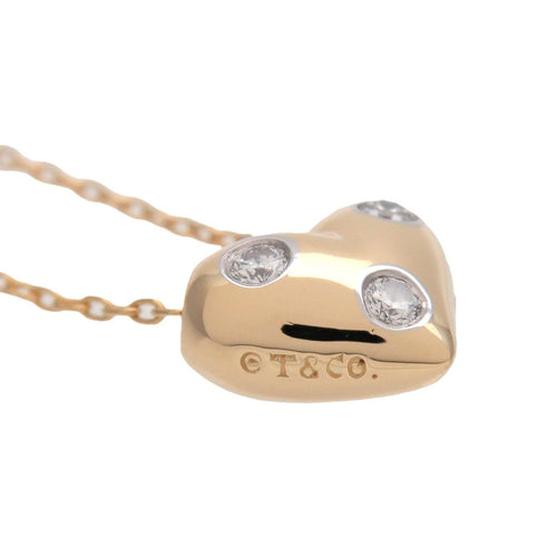 Pendentif Tiffany & Co. - Pendentif cœur Étoile à 3 diamants en or jaune 18k et platine 58 Facettes qntbqbjrj8
