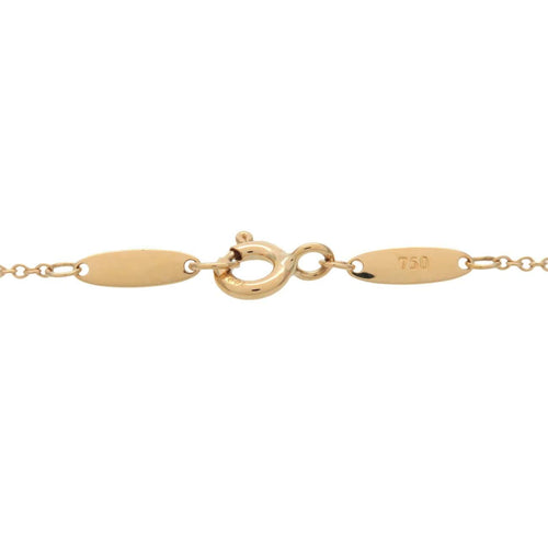 Collier Tiffany & Co. - Pendentif Elsa Peretti Diamonds by the Yard en or jaune 18k avec diamant 58 Facettes qu89w1g710