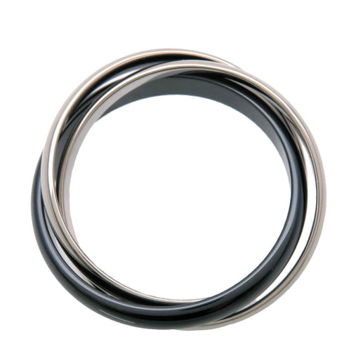 Bague Cartier Trinity en or blanc 18k et céramique noire 58 Facettes t32ddjj4m9